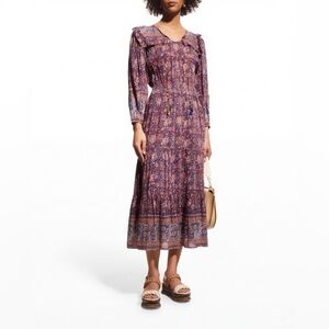 BELL by Alicia Bell Lana Keyhole Tassel-Tie Midi Dress (109)